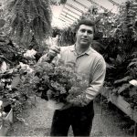 Tom displays greenhouse plants Tom displays greenhouse plants