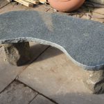 Curved Granite Bench A Curved Granite Bench