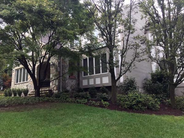 Right Side of House After